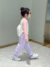 Skechers斯凱奇男女童兒童梭織長褲舒適百搭男女中大童束腳褲P225K069 碳黑/0018 165 曬單實(shí)拍圖