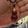 香豐源朱砂葫蘆吊墜瓶子可打開裝紫金砂空心葫蘆鑰匙扣掛飾男女項(xiàng)鏈飾品 【項(xiàng)鏈款】朱砂葫蘆內(nèi)裝朱砂 曬單實(shí)拍圖