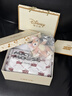 迪士尼（Disney）蝴蝶項鏈女高級感輕奢小眾情人節禮物生日禮物送女友送老婆 花蝶之約-玫金【夢(mèng)幻城堡禮盒】 曬單實(shí)拍圖