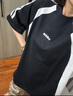 阿迪達斯（adidas）短袖男潮流時(shí)尚透氣半袖棉質(zhì)T恤KB8502 黑色/亮白 XS 曬單實(shí)拍圖