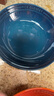 酷彩（Le Creuset）炻瓷18cm麥片碗 創(chuàng)意沙拉水果菜盤家用多功能碗漸變色 18厘米麥片碗極光午夜藍 曬單實拍圖