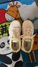 環(huán)球休閑小白鞋女2025新款學(xué)生ins潮流百搭厚底時(shí)尚蘋(píng)果板鞋  米黃 37 曬單實(shí)拍圖