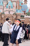 微光里學院風連衣裙女春夏新款jk制服白色襯衫高腰修身百褶裙學生套裝 襯衫+領帶+背帶裙 M 【建議100-110斤】 曬單實拍圖