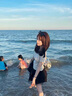 麓格立  短袖女正肩純棉t恤女士夏季女裝修身潮流辣妹顯瘦上衣夏季服裝 淺灰短袖女 XL 【建議105-115斤】 曬單實(shí)拍圖
