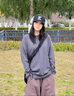 藍(lán)岐BLUE夏季華夫格T恤COOLMAX美利奴羊毛吸濕速干跑步運動圓領(lǐng)長袖男 深灰色 M 170~175 曬單實拍圖