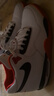 耐克（NIKE）男鞋冬季新款運動(dòng)鞋AIR MAX氣墊休閑鞋AJ4兄弟款實(shí)戰籃球鞋子男 白/黑-大學(xué)紅 /FLIGHT LEGACY 44.5 曬單實(shí)拍圖