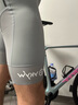 YKYW騎行褲男雙箭頭夏季背帶褲短褲自行車(chē)山地車(chē)公路車(chē)大碼騎行服裝備 中灰色【Paris HP雙箭頭褲墊】 M 曬單實(shí)拍圖