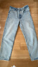 moussy【熱銷(xiāo)爆款】褲王新款直筒水洗毛邊牛仔褲010GAS11-5440 藍(lán)色 M 曬單實(shí)拍圖