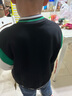 WALNUT DUCK小黃鴨棒球服2025春季新品男童女童百搭可愛(ài)外套 黑色 130  曬單實(shí)拍圖
