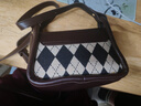 酷奇袋鼠法國小眾包包女2023七夕潮質(zhì)感時(shí)尚復古馬鞍包單肩百搭ins斜挎包 咖啡配菱格(無(wú)掛件) 小包 曬單實(shí)拍圖