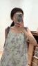 妙奕嘉裙子女裝連衣裙春季2025新款純欲法式吊帶裙長(zhǎng)裙高級(jí)感韓版遮肚子 垂墜感綁帶碎花吊帶裙【紫色】 L 【建議110-125斤】 曬單實(shí)拍圖