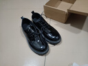 夏季防滑英倫風(fēng)男士增高休閑商務(wù)小皮鞋黑色潮男鞋子男韓版潮流鞋 V05系帶黑色 42 曬單實(shí)拍圖