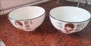 彩芷陶瓷碗高顏值創(chuàng)意家庭碗親子碗兒童碗個性單個一人一碗家用碗套裝 【爸爸+媽媽】2個裝 4.5英寸 熱銷款式 曬單實拍圖