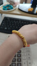 很想你 MISS YOU MUCH黃金盤(pán)纏手鏈女金圈隔片五帝錢(qián)轉運珠足金999隔珠送女友生日禮物 足金35顆盤(pán)纏+五路財神扣編織手鏈 曬單實(shí)拍圖