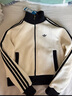 adidas阿迪達斯三葉草女裝2025新款復古絲絨立領(lǐng)夾克雙拉鏈針織外套上衣 JN0722 S 曬單實(shí)拍圖