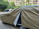 加厚牛津布汽車(chē)車(chē)衣車(chē)罩防雨防曬隔熱遮陽(yáng)罩防塵防風(fēng)車(chē)套通用全罩 卡其*加厚款【600D牛津布車(chē)衣】 專(zhuān)車(chē)定制-下單請備注車(chē)型 曬單實(shí)拍圖