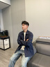 BOSS博斯【七夕節(jié)禮物】男士2025年春季新款彈力棉質(zhì)寬松版型外套襯衫 404-深藍(lán)色 M 曬單實(shí)拍圖