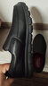 斯凱奇（Skechers）男鞋夏季休閑皮鞋軟底防滑樂(lè)福鞋百搭一腳蹬懶人鞋77157 黑色/BLK 40 曬單實(shí)拍圖