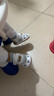 明月歸春夏嬰幼兒鞋軟底防滑防踢透氣網鞋學步鞋0-1歲男女寶寶鞋子涼鞋 卡其色18碼【內長13cm】 曬單實拍圖