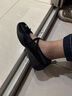 FED銀色芭蕾舞鞋秋季新款女鞋運動休閑瑪麗珍鞋女款D0617-YAC690 黑色 37 曬單實拍圖