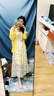 EPET2025新款春夏裙子女小清新超仙甜美碎花連衣裙吊帶裙雪紡裙女長(cháng)裙 【吊帶裙】 M 【建議90-105斤】 曬單實(shí)拍圖