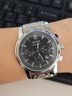 金仕盾（JIN SHI DUN）瑞士認證品牌手表男全自動(dòng)機械表多功能夜光防水男士手表月相腕表 金仕盾-8750-鋼帶本黑 送皮表帶 曬單實(shí)拍圖