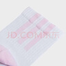 阿迪達斯（adidas）兒童襪子四季可穿女小大童棉質(zhì)舒適中筒運動(dòng)襪 三雙裝JL7555 XS 曬單實(shí)拍圖