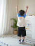 巴拉巴拉兒童短袖套裝2025童裝夏季男兩件套【奧特曼IP商場(chǎng)同款】 藍(lán)紅色調(diào)00386 120 曬單實(shí)拍圖