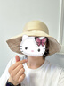 CHALL KITTY防曬帽女夏季大帽檐防紫外線(xiàn)漁夫帽女士遮陽(yáng)帽時(shí)尚防嗮沙灘帽子女 米色-高端品牌禮盒裝高檔高級感 曬單實(shí)拍圖