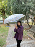 左都（ZUODU）遮陽(yáng)傘防曬防紫外線(xiàn)太陽(yáng)傘女卡片傘便攜小巧超輕口袋傘晴雨兩用傘 【翠娟】實(shí)木手柄+專(zhuān)業(yè)防曬 曬單實(shí)拍圖