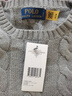Polo Ralph Lauren 拉夫勞倫 男裝 經(jīng)典款絞花編結(jié)棉質(zhì)針織衫RL17705 020-暖麻灰色 M 偏大 曬單實(shí)拍圖