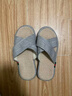 開(kāi)妮特防滑牛筋底亞麻拖鞋夏季男女士居家室內透氣軟底家用厚底涼拖鞋 奶茶色 35-36 曬單實(shí)拍圖
