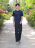 金利來(lái)【涼感/彈力】春夏新款短袖T恤男提花環(huán)保時(shí)尚圓領(lǐng)針織衫上衣 寶藍-85 XL 180/96A 推薦140-150斤 曬單實(shí)拍圖