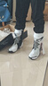 Alpinestars Supertech R a星摩托車騎行靴賽道靴機(jī)車靴透氣比賽防摔騎行鞋靴 白灰黑透氣款2024 44 曬單實(shí)拍圖