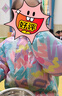 迪士尼寶寶童裝兒童舒適保暖外套時尚休閑百搭夾棉外套棉服秋 ZD4CS001涂鴉米妮 140 尺碼偏小建議拍大一碼 曬單實拍圖