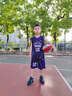 G.DUCKKIDS童裝男童籃球服兒童背心套裝夏裝新款輕薄透氣速干衣男孩球衣球褲 黑色gceekka 150 建議身高140-150年齡11-12 曬單實(shí)拍圖