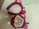 草莓熊毛絨束發(fā)帶女洗臉?lè )竺婺?zhuān)用束發(fā)帶可愛(ài)小熊防滑發(fā)捆發(fā)箍 草莓熊2件套-發(fā)箍+發(fā)帶 曬單實(shí)拍圖