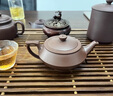 泱青韻原礦紫砂壺家藏老紫泥純全手工茶壺泡茶壺功夫茶具 漢云壺 220ml 曬單實(shí)拍圖