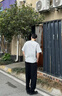 GXG男裝 針織休閑褲通勤男彎刀長(zhǎng)褲寬松日常運(yùn)動(dòng)褲 2025夏季新品 黑色 XL (32) 曬單實(shí)拍圖