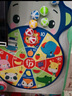 費雪(Fisher-Price)兒童玩具飛鏢盤(pán)粘粘球 毛氈標靶 寶寶投擲玩具球 黏黏球飛鏢盤(pán)-大(葫形自帶8個(gè)球) 曬單實(shí)拍圖