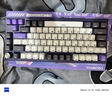 七彩虹（Colorful）KB8Pro 81鍵客制化機械鍵盤無線藍牙三模游戲無畏契約女生辦公筆記本電腦RGB全鍵熱插拔gasket結(jié)構(gòu) 瑰夏拿鐵軸【紫色】 曬單實拍圖