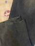 真維斯（Jeanswest）高腰闊腿牛仔褲女春夏季新款直筒寬松垂感軟牛仔拖地褲子 復(fù)古藍(lán)【加長(zhǎng)】星空紋 2XL 【32】碼 曬單實(shí)拍圖