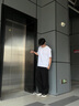 卡賓男裝 創(chuàng)意logo火焰T恤2025夏季新款卷邊貼布繡 漂白色02 M /170/48 曬單實(shí)拍圖