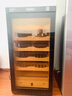 美晶雪茄柜 C150A壓縮機恒溫恒濕雪松木家用雪茄盒保濕柜 花梨棕加拿大雪松木層架 曬單實(shí)拍圖