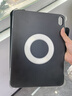 太空石【配鋼化膜】適用蘋果ipad11保護套2025/23/22款11英寸10代apple平板電腦保護殼全包帶筆槽磁吸 【深空黑】旋轉(zhuǎn)磁吸-底殼可拆-送鋼化膜 ipad11/10 曬單實拍圖