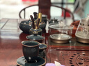 鳳陶凰（FENG TAO  HUANG）景德鎮(zhèn)高端功夫茶具套裝家用辦公室陶瓷泡茶壺喝茶杯茶道送禮盒裝 冰裂釉大套組-灰藍(lán)款【送六君子】精美禮盒 18頭 18件 曬單實(shí)拍圖