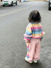 G.DUCKKIDS女童春裝套裝2025新款兒童衣服春秋款小女孩衛(wèi)衣褲子中小童運(yùn)動(dòng)服 粉色 90 適合80-90年齡1-2歲左右 曬單實(shí)拍圖