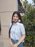 lagogo元?dú)夥I(lǐng)蕾絲顯白襯衫女拉谷谷2025年夏季新款燈籠袖短袖 淺藍(lán)色 M 曬單實(shí)拍圖