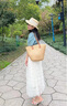 莫代爾小香風(fēng)牛仔連衣裙女2025夏季新款質(zhì)感高級感港風(fēng)蛋糕裙子兩件套裝 牛仔上衣+網(wǎng)紗裙兩件套 優(yōu)質(zhì)面料 M 96-106斤 曬單實拍圖