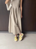 達(dá)芙妮德訓(xùn)鞋女鞋2025新款夏季網(wǎng)面透氣復(fù)古阿甘運(yùn)動休閑網(wǎng)鞋輕便 米色 37 (235mm) 標(biāo)準(zhǔn)碼 曬單實(shí)拍圖